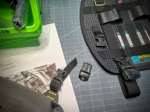 Install Accessory Bag Pocket Clips on Talon Harness — BarYak